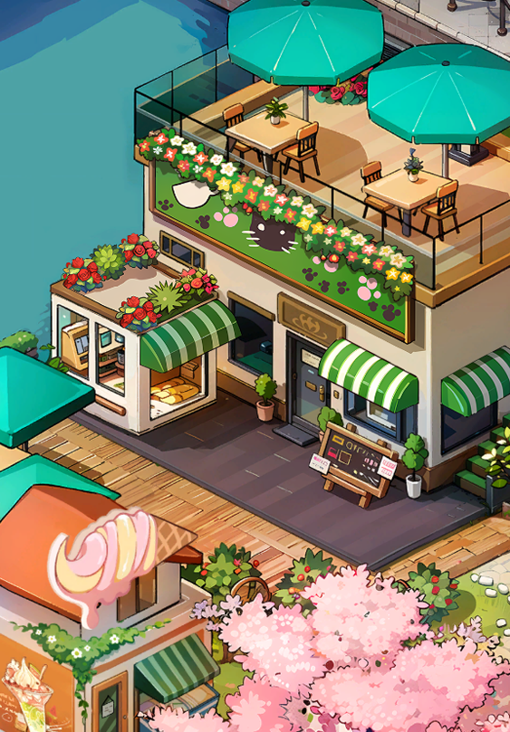 四季合合 - 河边